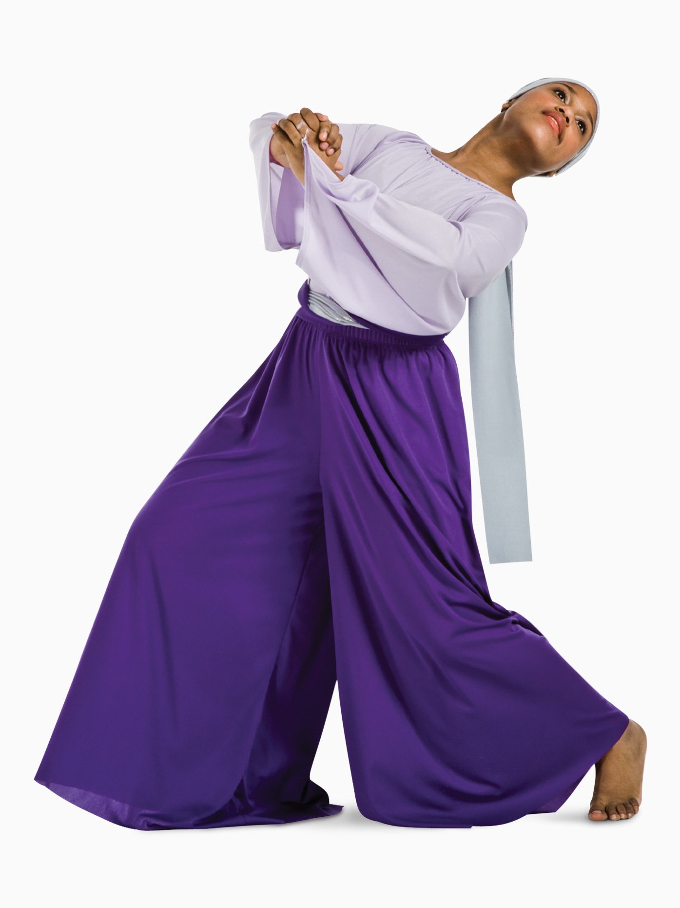 Body Wrappers 0565 Girls Praise Dance Palazzo Pants