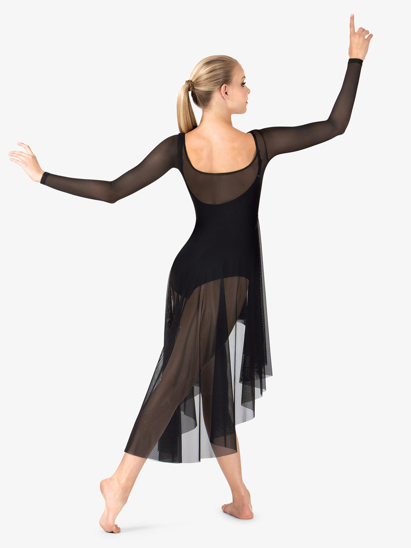 Womens Mesh Lyrical Dress - Ballet/Lyrical | Double Platinum N8931 ...