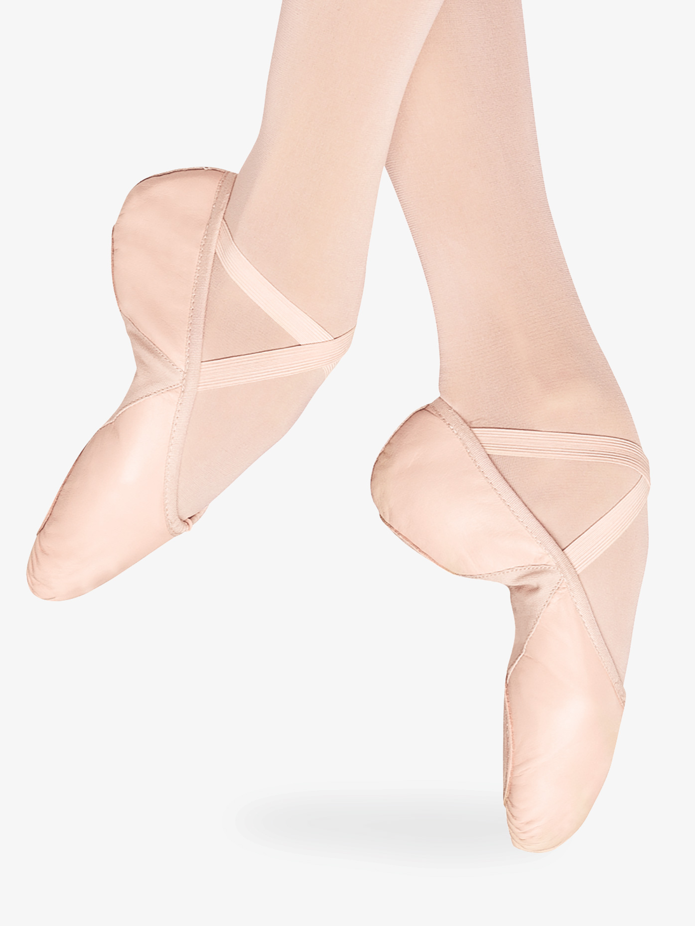 8B New! Women's Bloch Dansoft Ballet Dance Shoes Pink Leather 7E
