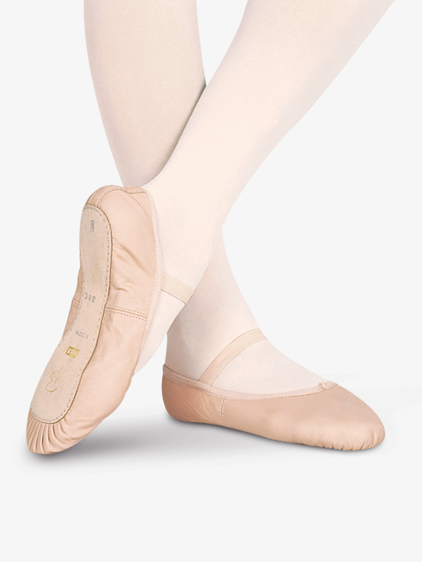 Women's Bloch Dansoft Ballet Dance Shoes Pink Leather 7E 8B New!