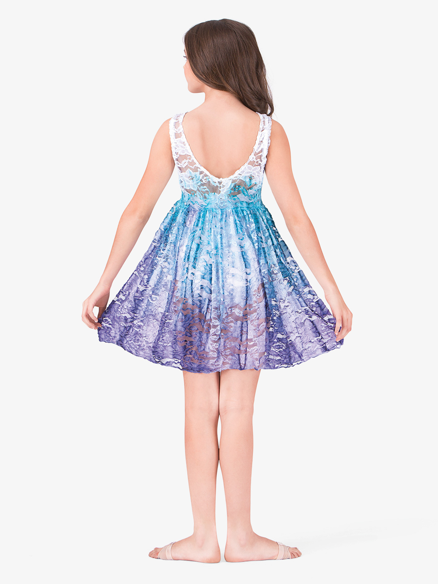 Hand Painted Lace Tank Overdress - Dresses | Watercolour WC203C ...