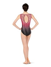 Womens Hand Painted Boat Neck Tank Leotard