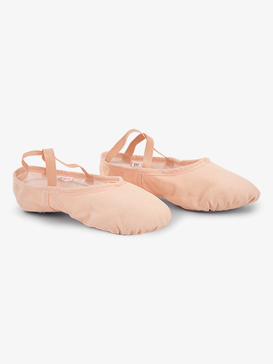 Silhouette Canvas Split-Sole Ballet Shoes - Ballet Shoes | Sansha 3ac ...