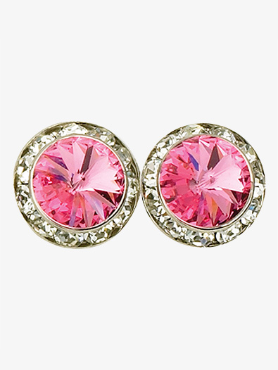 15mm Clip-On Earrings with Swarovski Crystals - Accessories ...