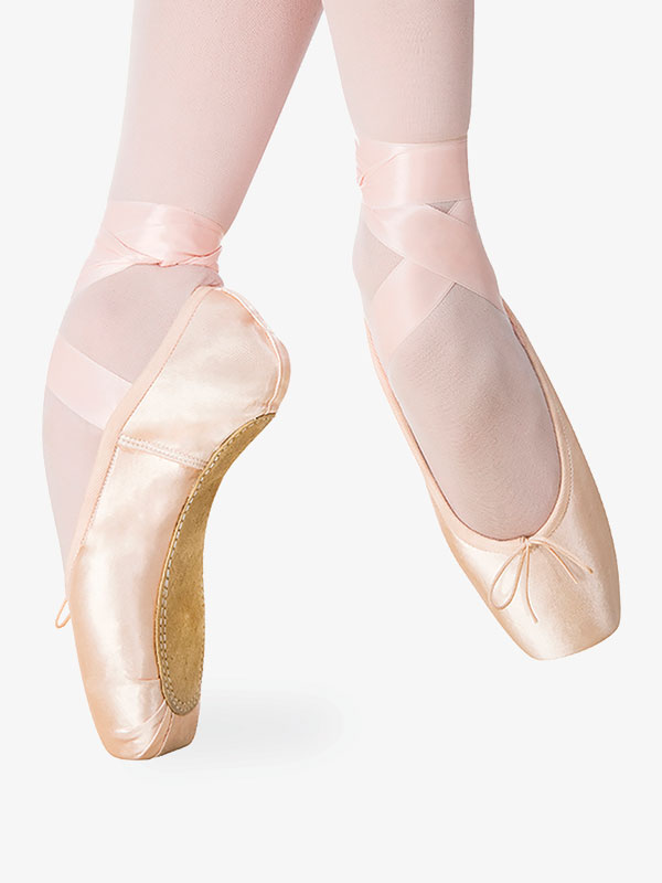 satin pointe shoes