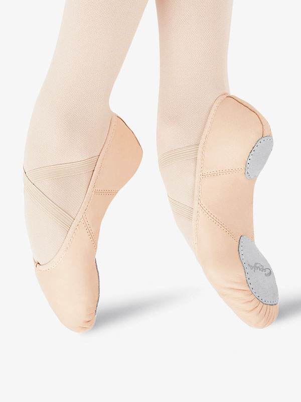 split sole ballet shoes