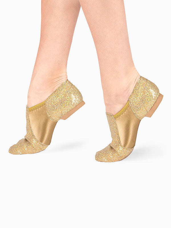 gold jazz boots