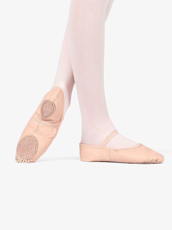 ballet shoes leather